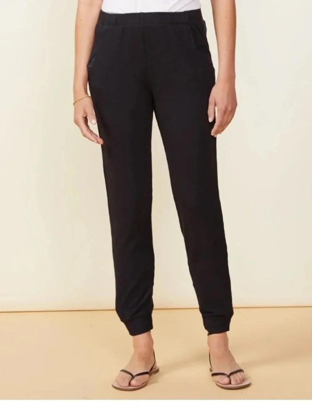 Monrow Classic Supersoft Black Joggers XS - Picture 3 of 7